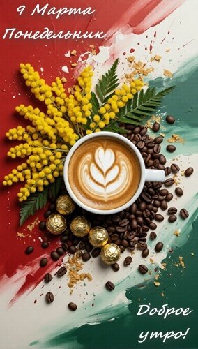 Открытка 9 марта