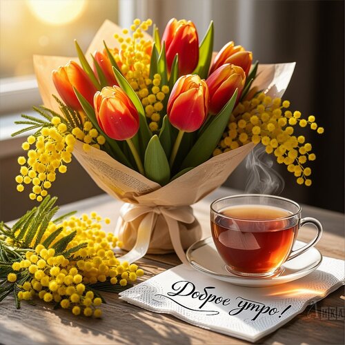 Открытка Доброе утро