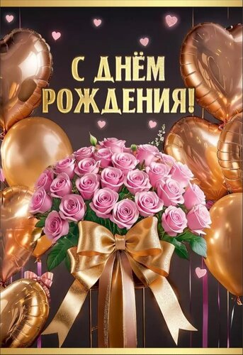 Открытка С днём рождения!