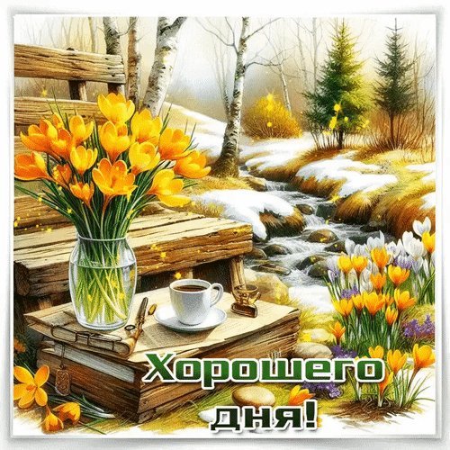 Анимированная открытка Хорошего дня!