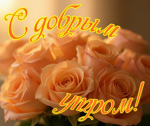 Открытка С добрым утром