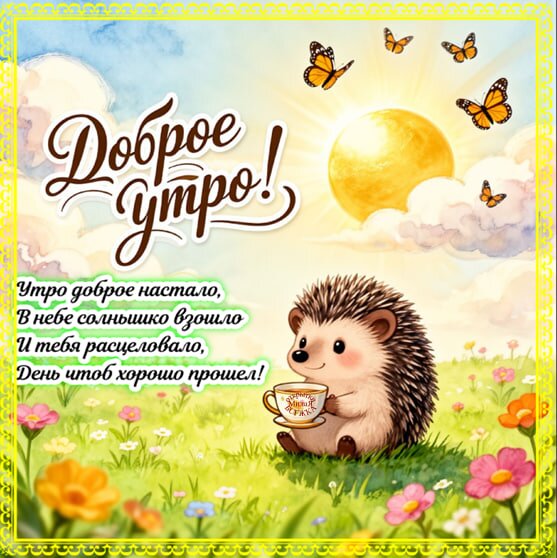 Открытка Доброе утро!