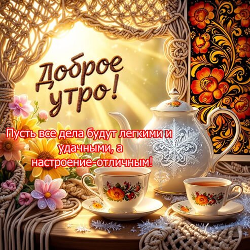 Открытка Доброе утро!