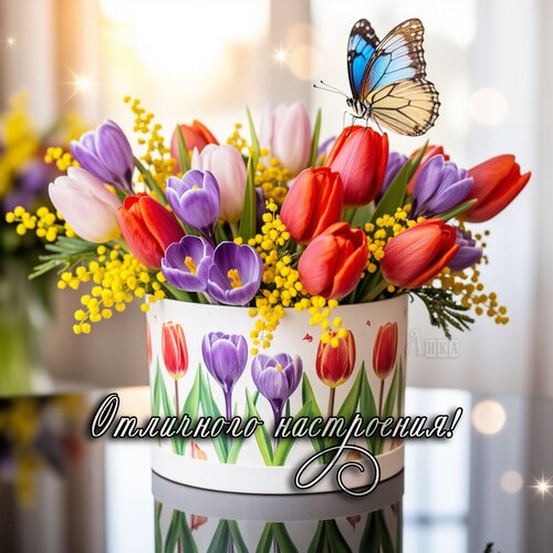 Открытка Отличного настроения