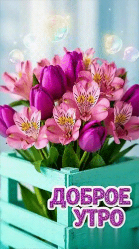 Анимированная открытка ДОБРОЕ УТРО!