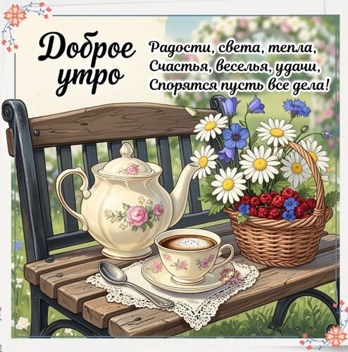 Открытка Доброе утро!