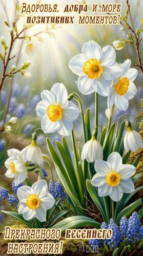 Открытка Весеннего настроения