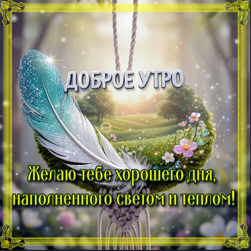 Открытка Доброе утро