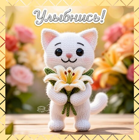 Открытка Улыбнись!