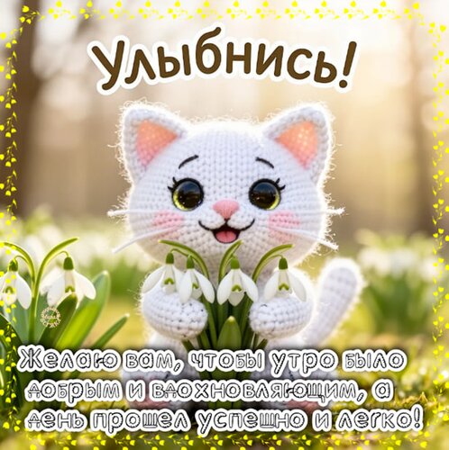 Открытка Улыбнись!