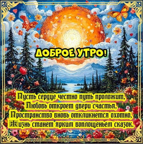 Открытка Доброе утро!