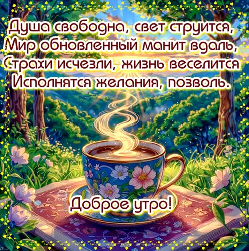 Открытка Доброе утро!