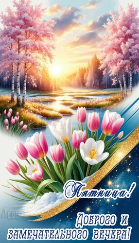 Открытка Вечер Пятницы