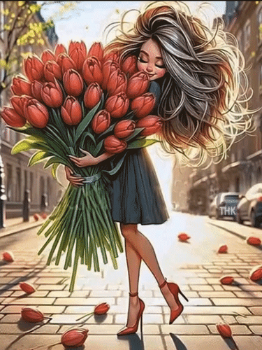 Анимированная открытка Моим друзьям!