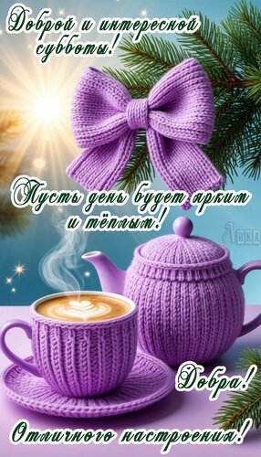 Открытка Суббота