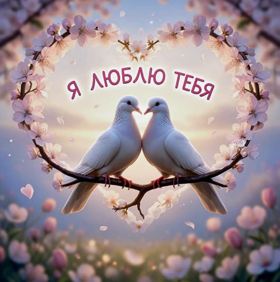 Открытка Я люблю тебя