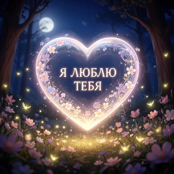 Открытка Я люблю тебя