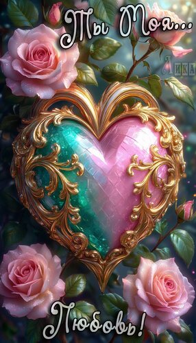 Открытка Ты моя любовь