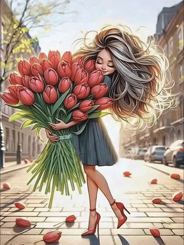 Анимированная открытка Моим друзьям!