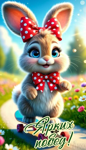 Открытка Ярких побед!