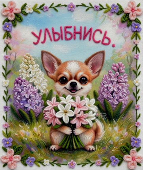 Открытка Улыбнись.