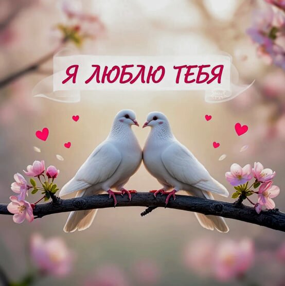 Открытка Я люблю тебя