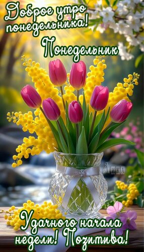 Открытка Понедельник