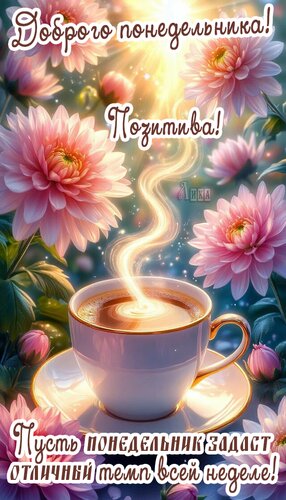 Открытка Понедельник