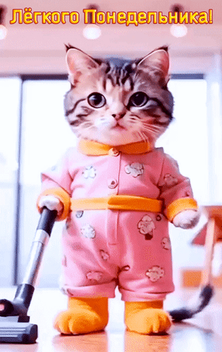 Анимированная открытка Лёгкого понедельника!
