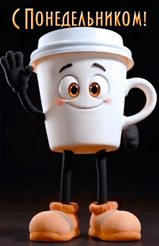 Анимированная открытка С понедельником