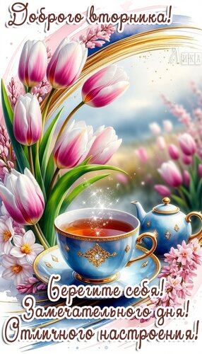 Открытка Вторник