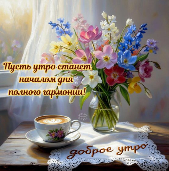 Открытка доброе утро