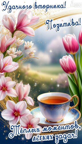 Открытка Вторник