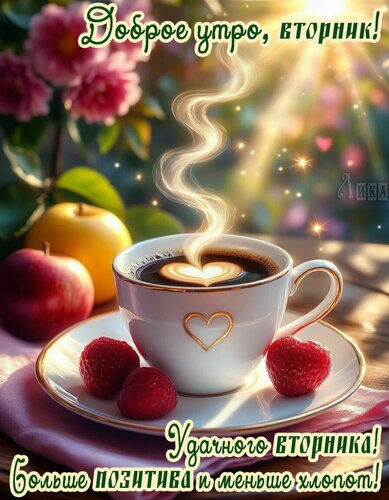 Открытка Вторник
