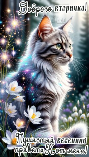 Открытка Вторник