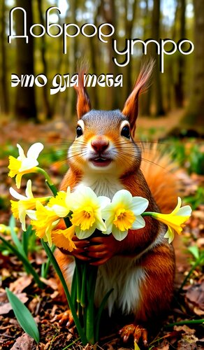 Открытка Доброе утро. Это тебе.