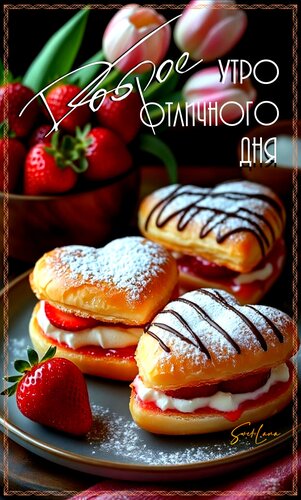 Открытка Доброе утро. Отличного дня.