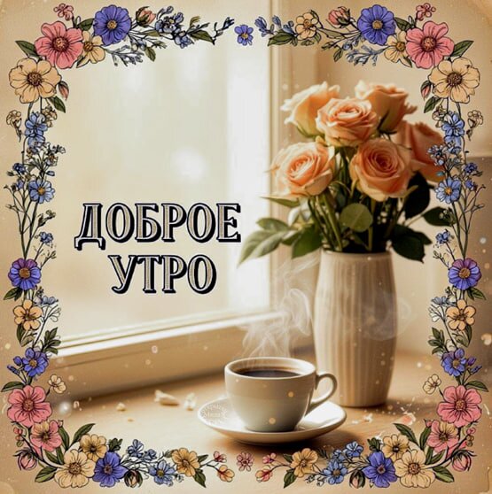 Открытка Доброе утро