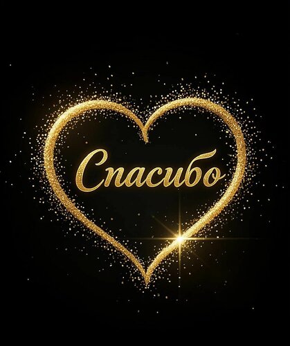 Открытка Спасибо