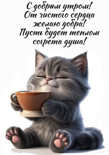 Открытка с добрым утром
