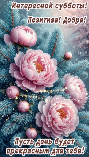 Открытка Суббота