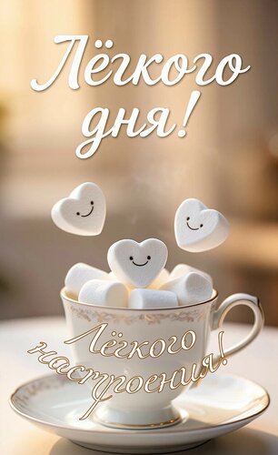 Открытка Лёгкого дня. Лёгкого настроения
