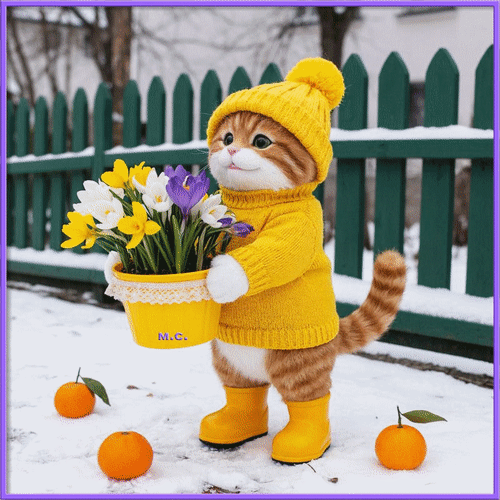 Анимированная открытка Спасибо, это тебе!, (М. С.)