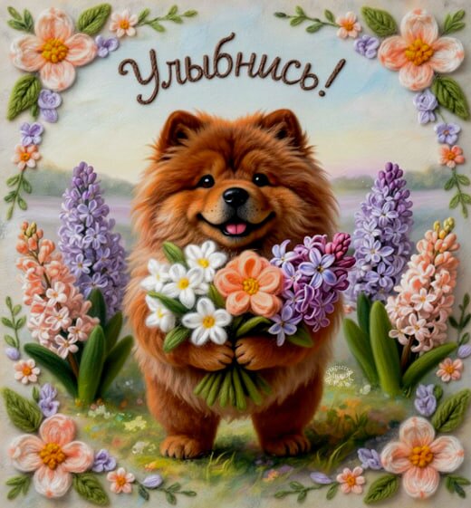 Открытка Улыбнись!