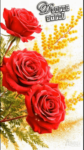 Анимированная открытка Доброе утро!