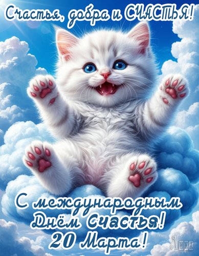 Открытка С Днём Счастья