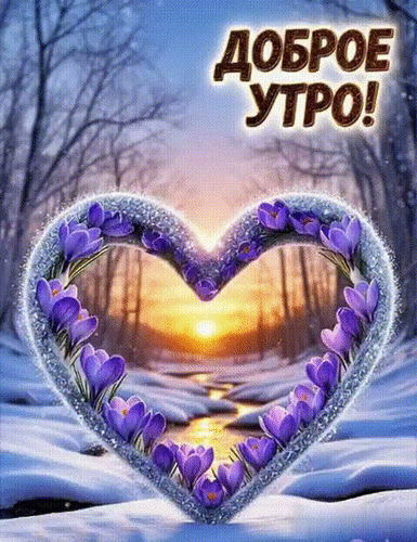 Анимированная открытка Доброе утро!