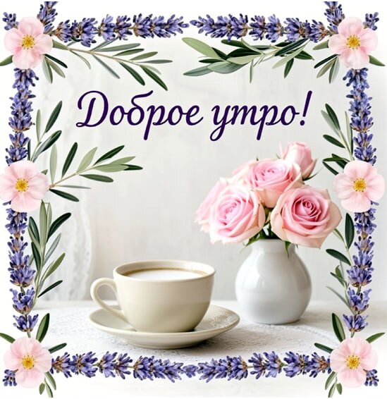 Открытка Доброе утро!