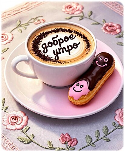 Открытка ДОБРОЕ УТРО!