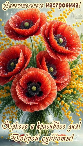 Открытка Суббота